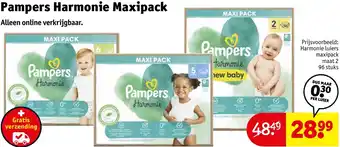 Kruidvat Pampers Harmonie Maxipack aanbieding