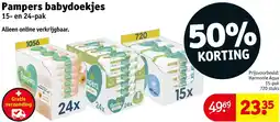 Kruidvat Pampers babydoekjes aanbieding