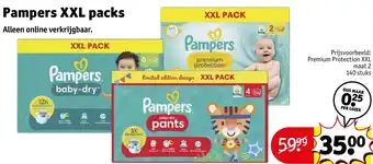 Kruidvat Pampers XXL packs aanbieding