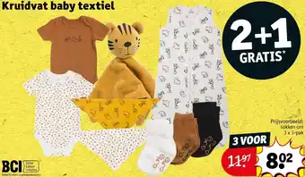 Kruidvat Kruidvat baby textiel aanbieding