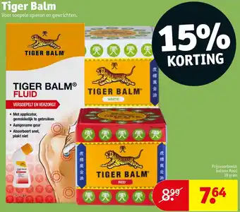 Kruidvat Tiger Balm aanbieding