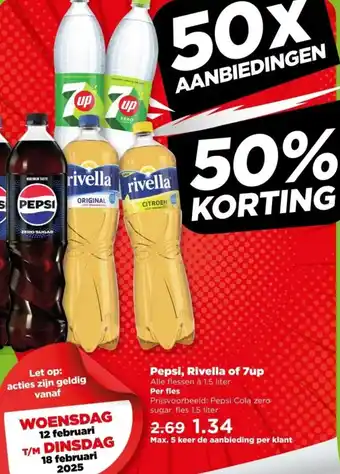 PLUS Pepsi, Rivella of 7up aanbieding