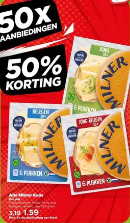 PLUS Alle Milner Kaas aanbieding