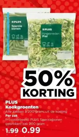 PLUS PLUS Kookgroenten aanbieding