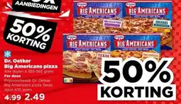 PLUS Dr. Oetker Big Americans pizza aanbieding