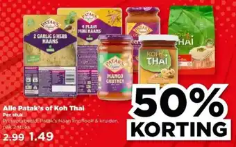 PLUS Alle Patak's of Koh Thai aanbieding