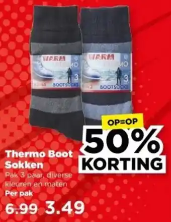 PLUS Thermo Boot Sokken aanbieding