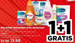 PLUS Alle Robijn Wasmiddel of Dr. Beckmann aanbieding