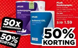 PLUS PLUS Keukenpapier aanbieding