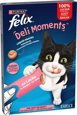 Intratuin Felix kattensnack Deli Moments zalm 10 g 4 stuks aanbieding