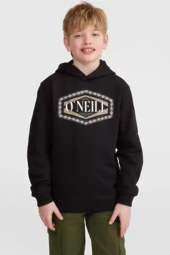 Wehkamp O'Neill hoodie met printopdruk zwart aanbieding