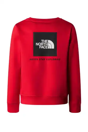 Wehkamp The North Face sweater rood aanbieding