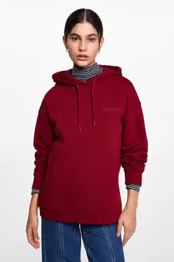 Wehkamp MANGO TEEN hoodie met backprint rood aanbieding