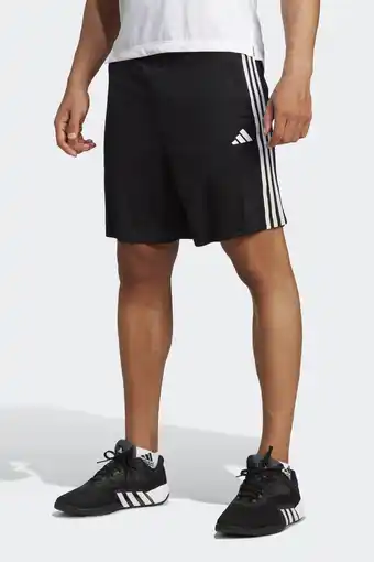 Wehkamp adidas Performance Senior sportshort zwart/wit aanbieding