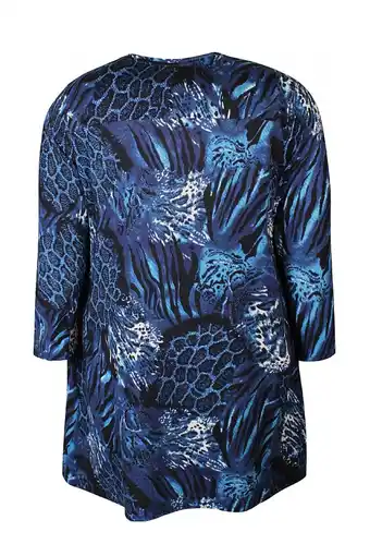 Wehkamp Zhenzi tuniek met all over print blauw aanbieding