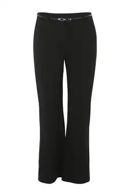 Wehkamp Paprika high waist regular fit broek zwart aanbieding