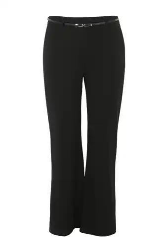 Wehkamp Paprika high waist regular fit broek zwart aanbieding