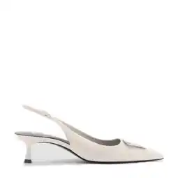 Wehkamp Mango slingback pumps wit aanbieding