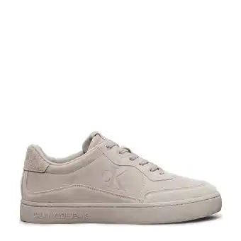 Wehkamp CALVIN KLEIN JEANS suède sneakers beige aanbieding