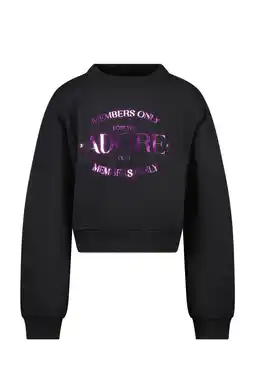 Wehkamp Cars sweater PAULA met printopdruk zwart aanbieding