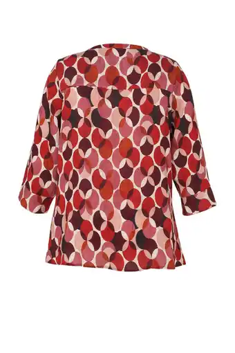 Wehkamp Paprika top met grafische print rood aanbieding