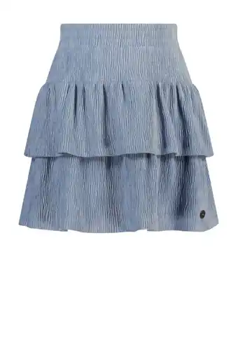 Wehkamp Like Flo midi rok blauw aanbieding