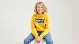 Wehkamp Levi's Kids sweater Batwing met logo warmgeel aanbieding