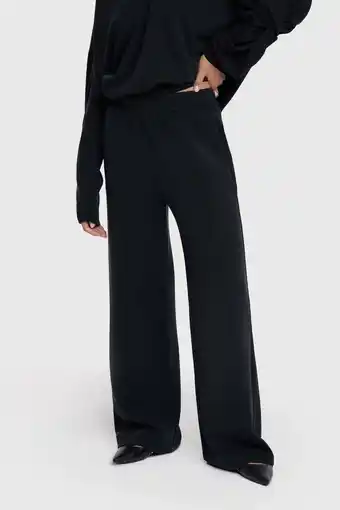 Wehkamp Alix the Label wide leg sweatpants zwart aanbieding