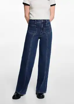 Wehkamp MANGO TEEN flared jeans medium blue denim aanbieding