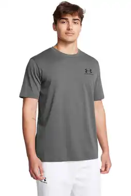 Wehkamp Under Armour T-shirt Sportstyle LC grijs/zwart aanbieding