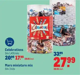 Makro Celebrations Of Mars Miniature Mix aanbieding