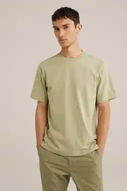 Wehkamp WE Fashion regular fit T-shirt moss green aanbieding