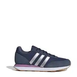 Wehkamp adidas Sportswear Run 60s 3.0 sneakers grijsblauw/zilver metallic/lila aanbieding