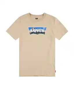 Wehkamp Levi's Kids T-shirt FORESTED MOUNTAINS BATWING met logo beige aanbieding