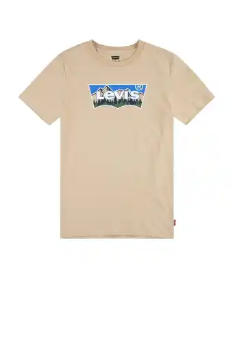 Wehkamp Levi's Kids T-shirt FORESTED MOUNTAINS BATWING met logo beige aanbieding