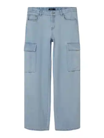 Wehkamp LMTD wide leg jeans NLFTARTIZZA light blue denim aanbieding