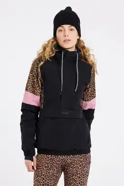 Wehkamp Protest ski-anorak PRTJVARI zwart/camel/roze aanbieding