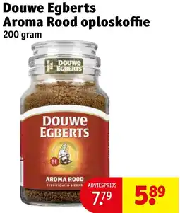 Kruidvat Douwe Egberts Aroma Rood oploskoffie aanbieding