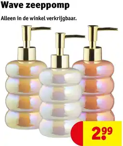 Kruidvat Wave zeeppomp aanbieding