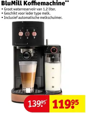 Kruidvat BluMill Koffiemachine aanbieding