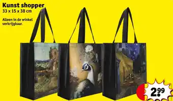 Kruidvat Kunst shopper aanbieding