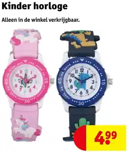 Kruidvat Kinder horloge aanbieding