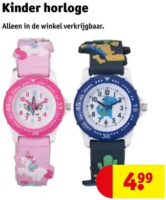 Kruidvat Kinder horloge aanbieding