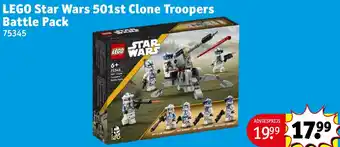 Kruidvat LEGO Star Wars 501st Clone Troopers Battle Pack aanbieding