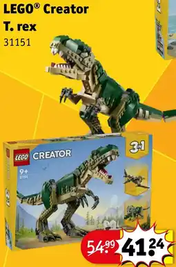 Kruidvat LEGO Creator T. rex aanbieding