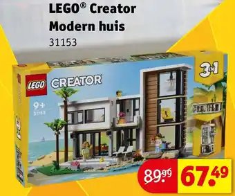 Kruidvat LEGO Creator Modern huis aanbieding