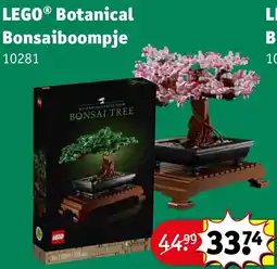 Kruidvat LEGO Botanical Bonsaiboompje aanbieding