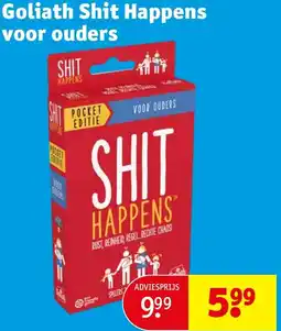 Kruidvat Goliath Shit Happens voor ouders aanbieding