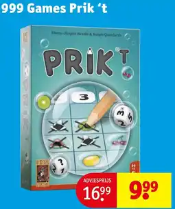 Kruidvat 999 Games Prik 't aanbieding