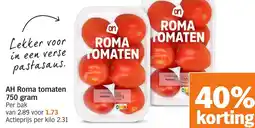 Albert Heijn AH Roma tomaten aanbieding